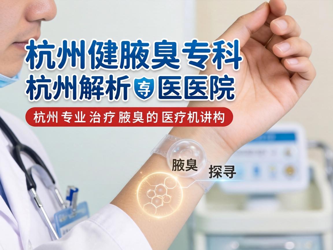 杭州腋臭专科医院解析,探寻杭州专业治疗腋臭的医疗机构 杭州腋臭专科医院解析,探寻杭州专业治疗腋臭的医疗机构