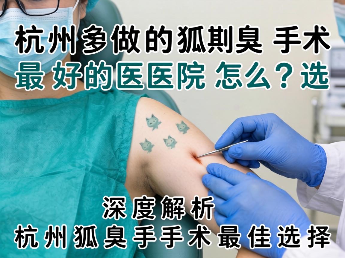 杭州做狐臭手术最好的医院怎么选？深度解析杭州狐臭手术最佳选择