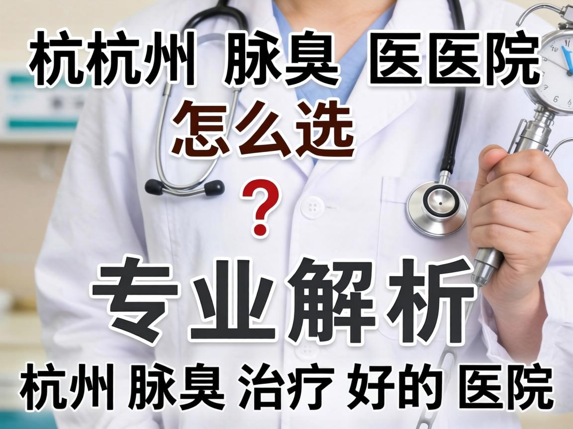 杭州腋臭医院怎么选？专业解析杭州腋臭治疗好的医院