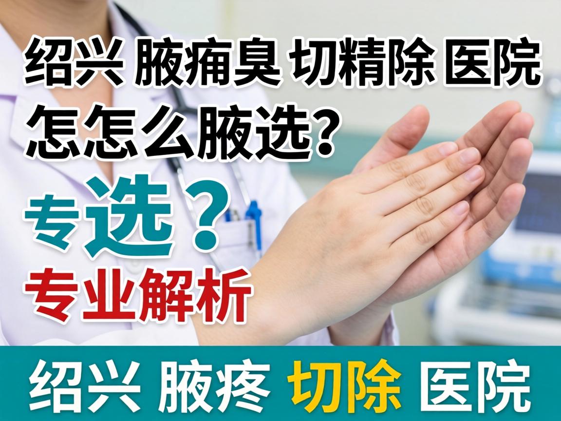 绍兴腋臭切除医院怎么选？专业解析绍兴腋臭切除医院