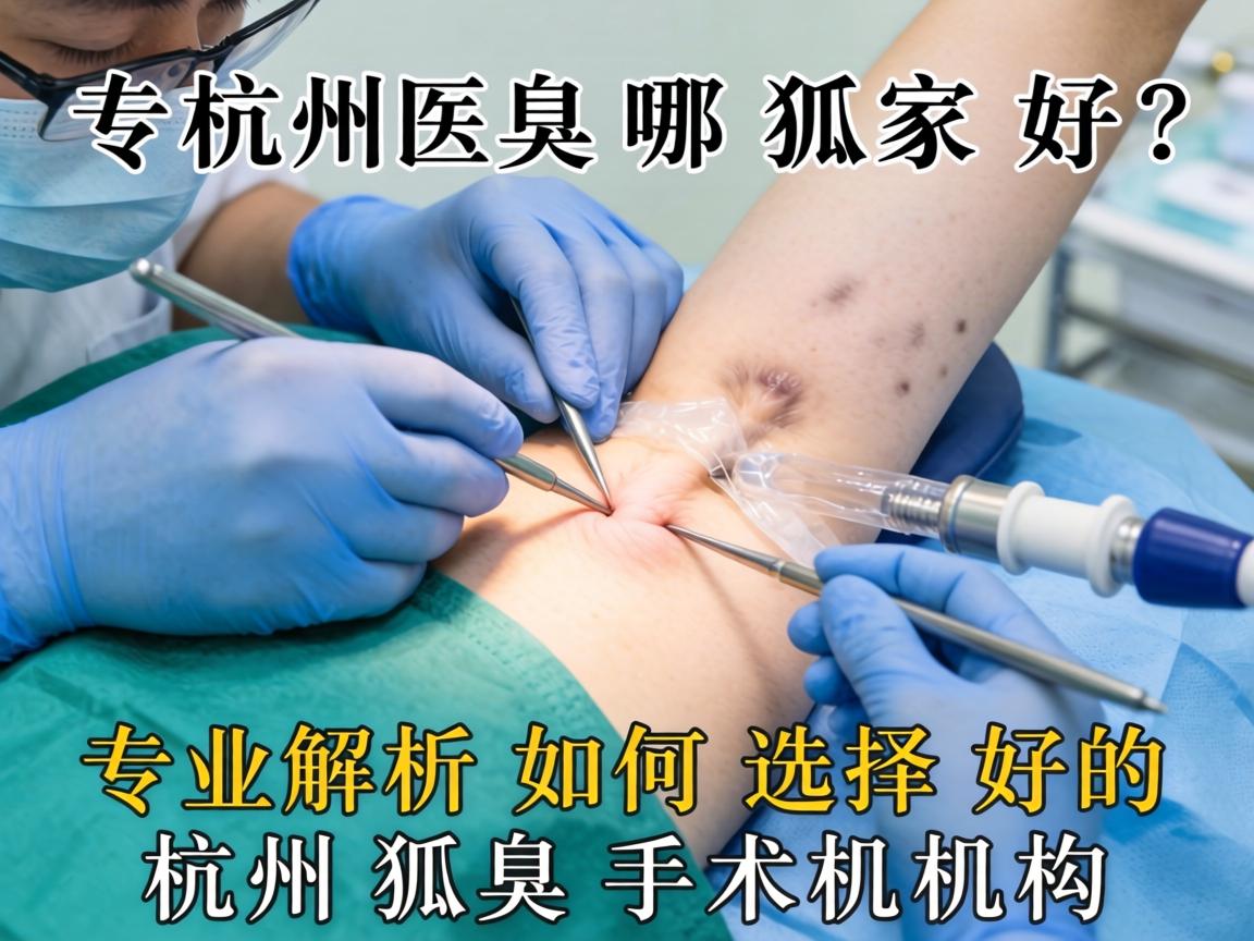 杭州狐臭手术哪家好？专业解析如何选择好的杭州狐臭手术机构