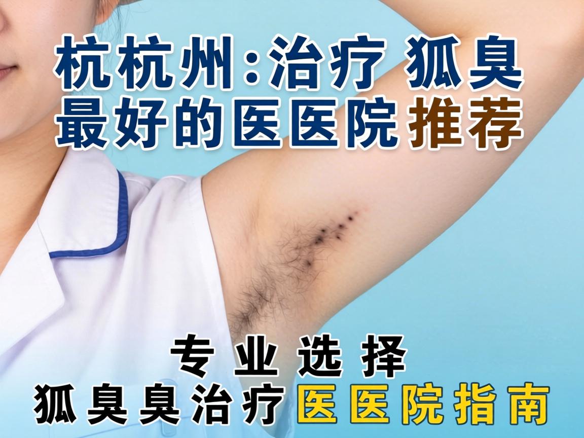杭州治疗狐臭最好的医院推荐，专业选择狐臭治疗医院指南