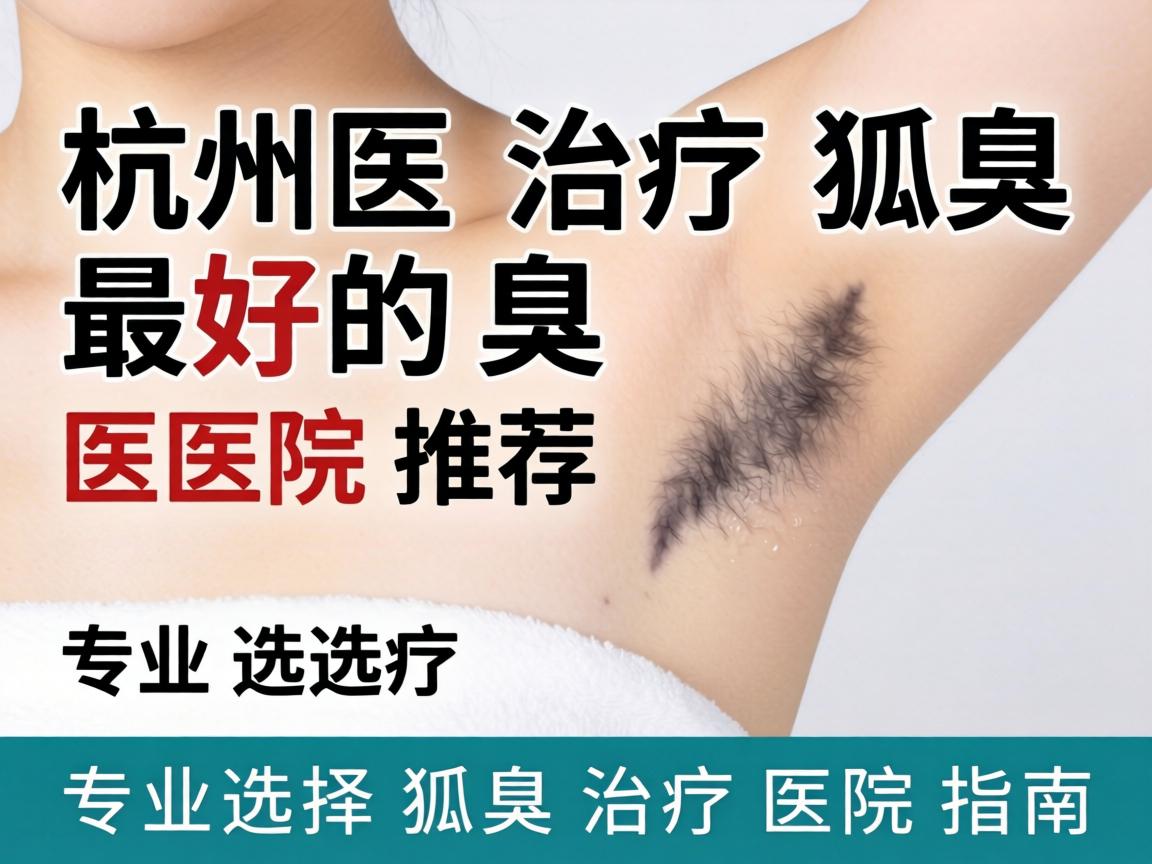 杭州治疗狐臭最好的医院推荐，专业选择狐臭治疗医院指南