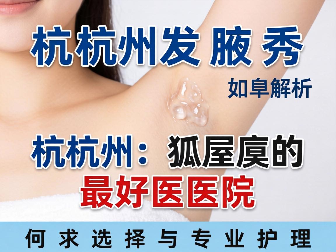 杭州腋秀解析,杭州狐臭的最好医院如何选择与专业护理 杭州腋秀解析,杭州狐臭的最好医院如何选择与专业护理