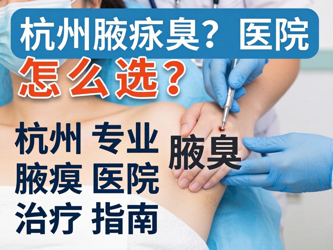 杭州腋臭医院怎么选?杭州专业腋臭医院治疗指南 杭州腋臭医院怎么选?杭州专业腋臭医院治疗指南