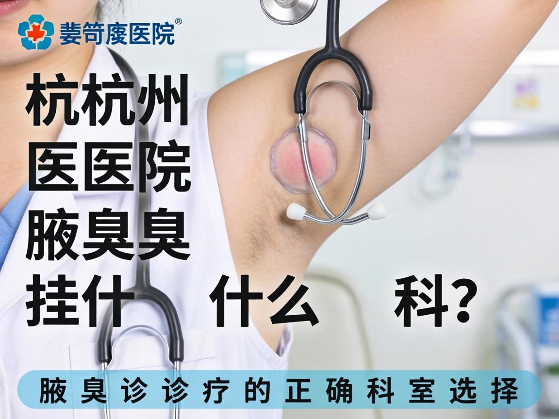 杭州医院腋臭挂什么科?详解腋臭诊疗的正确科室选择 杭州医院腋臭挂什么科?详解腋臭诊疗的正确科室选择