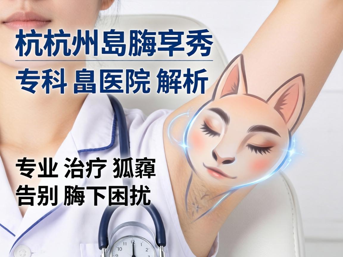 杭州腋秀专科医院解析,专业治疗狐臭,告别腋下困扰 杭州腋秀专科医院解析,专业治疗狐臭,告别腋下困扰