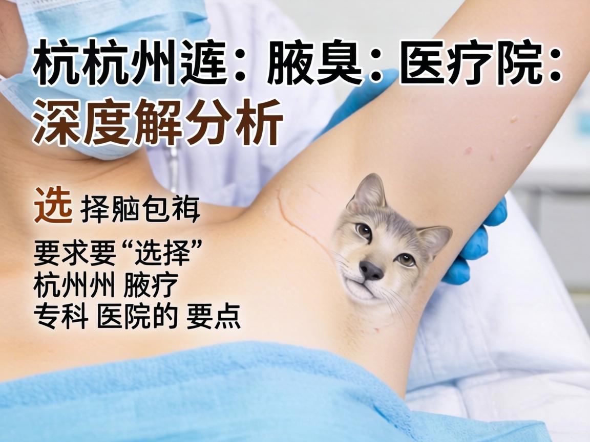 杭州腋臭医院深度解析,选择杭州腋臭专科医院的要点 杭州腋臭医院深度解析,选择杭州腋臭专科医院的要点