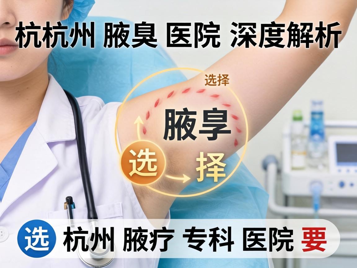 杭州腋臭医院深度解析,选择杭州腋臭专科医院的要点 杭州腋臭医院深度解析,选择杭州腋臭专科医院的要点