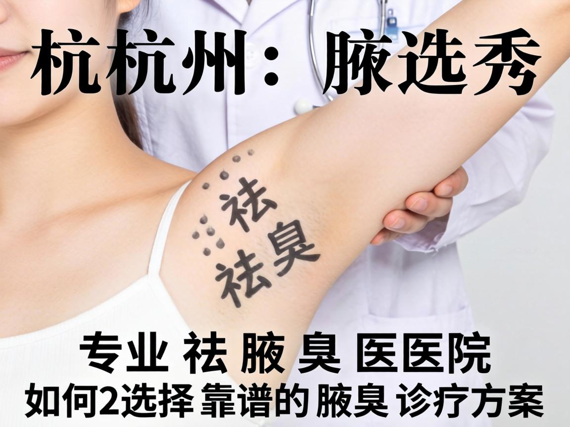 杭州腋秀解析,专业祛腋臭医院,如何选择靠谱的腋臭诊疗方案 杭州腋秀解析,专业祛腋臭医院,如何选择靠谱的腋臭诊疗方案