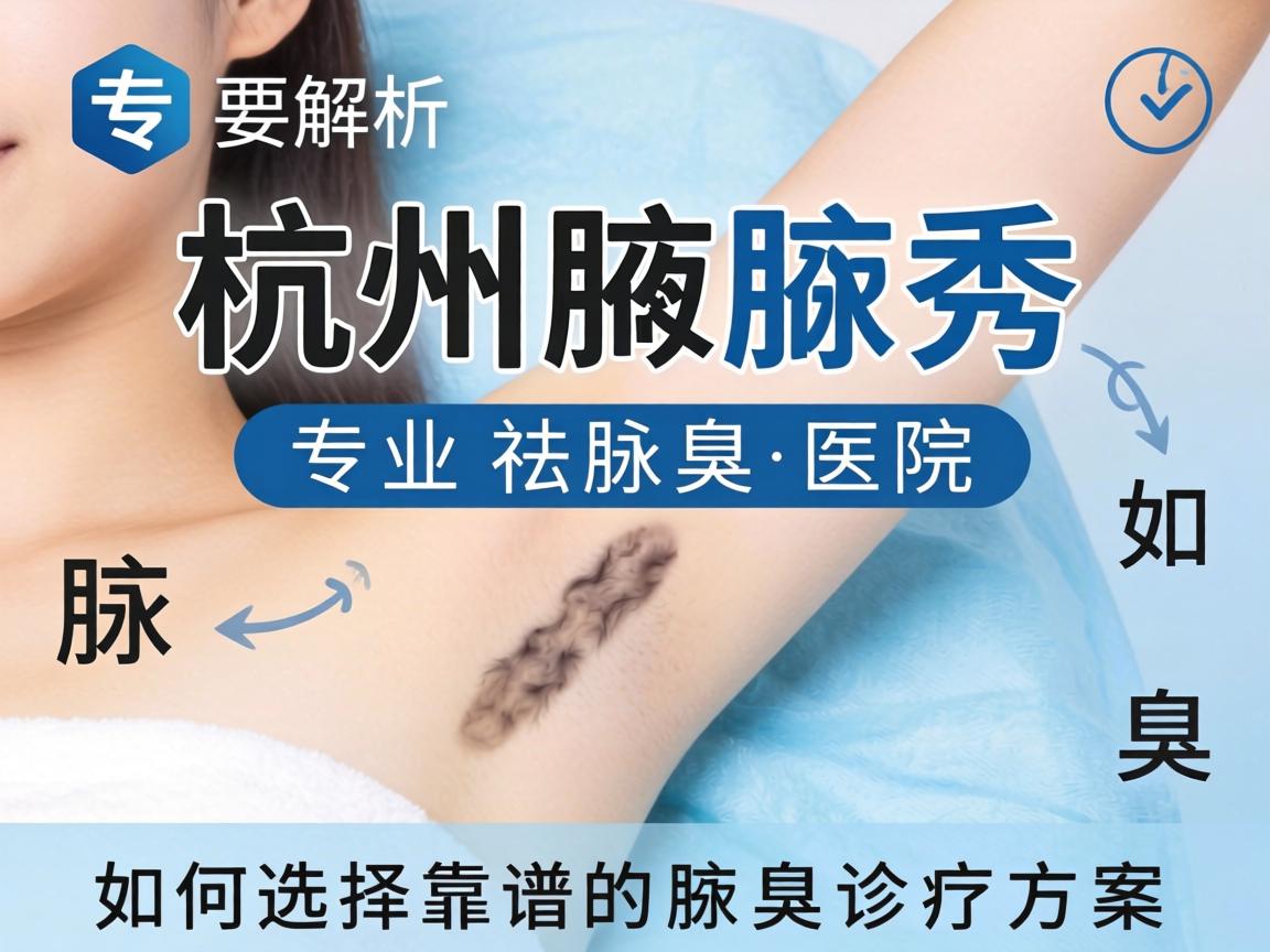 杭州腋秀解析,专业祛腋臭医院,如何选择靠谱的腋臭诊疗方案 杭州腋秀解析,专业祛腋臭医院,如何选择靠谱的腋臭诊疗方案