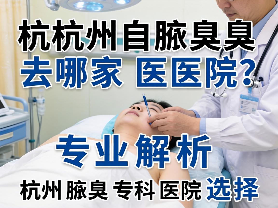 杭州腋臭去哪家医院？专业解析杭州腋臭专科医院选择