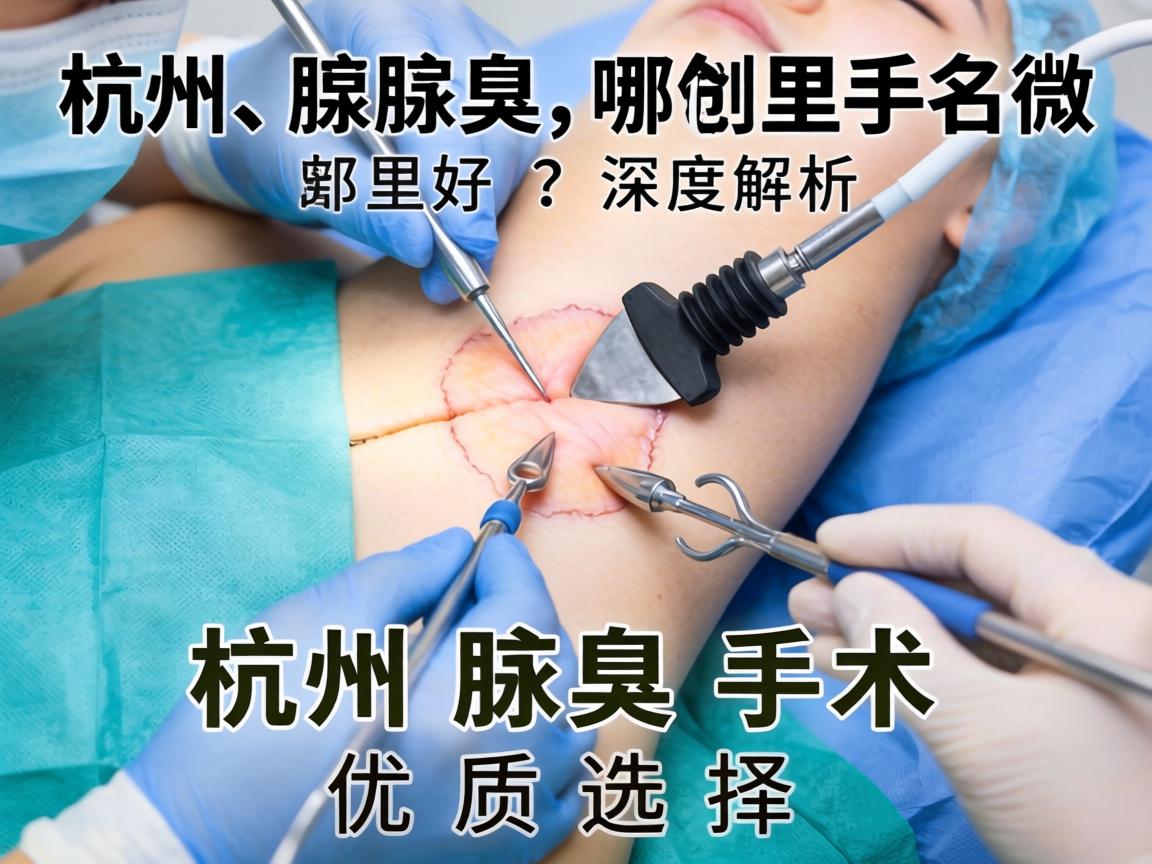 杭州腋臭微创手术哪里好？深度解析杭州腋臭手术优质选择
