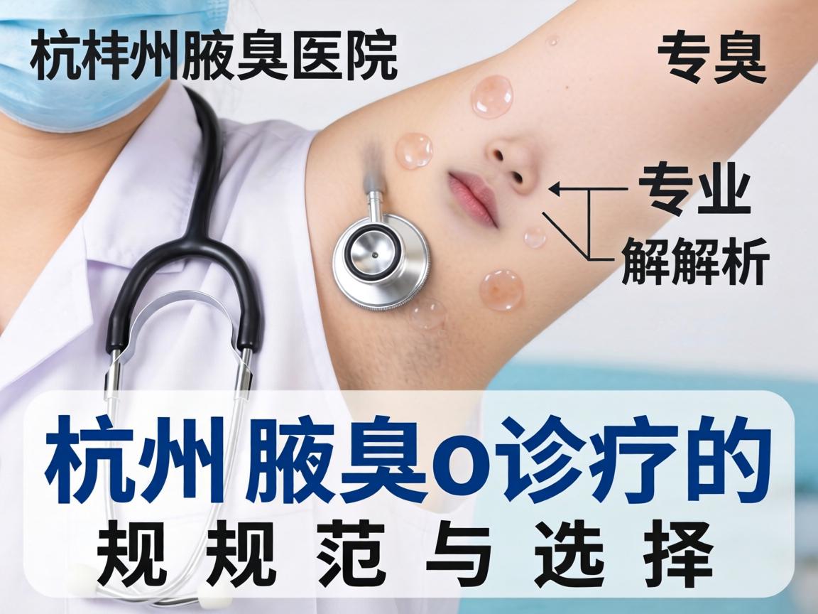 杭州腋臭医院专业解析,杭州腋臭诊疗的规范与选择 杭州腋臭医院专业解析,杭州腋臭诊疗的规范与选择