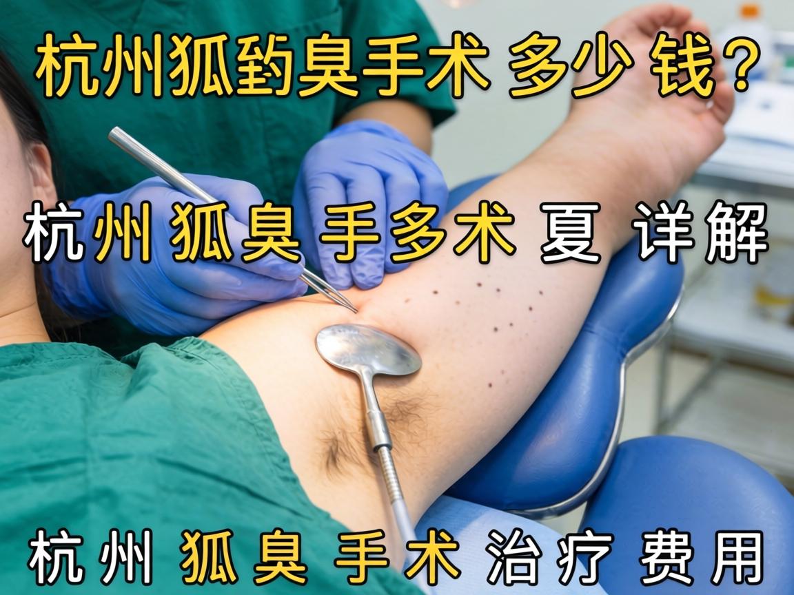杭州狐臭手术多少钱?详解杭州狐臭手术治疗费用 杭州狐臭手术多少钱?详解杭州狐臭手术治疗费用