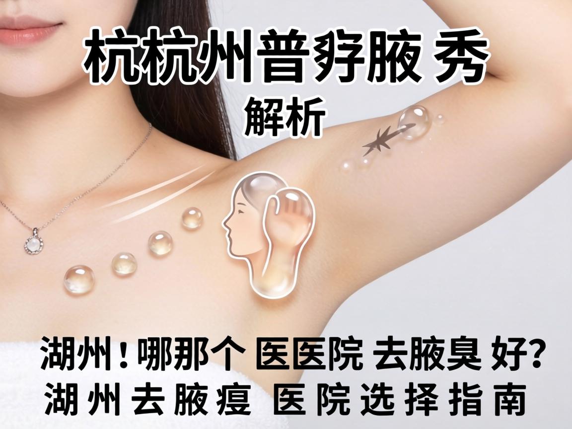 杭州腋秀解析，湖州哪个医院去腋臭好，湖州去腋臭医院选择指南