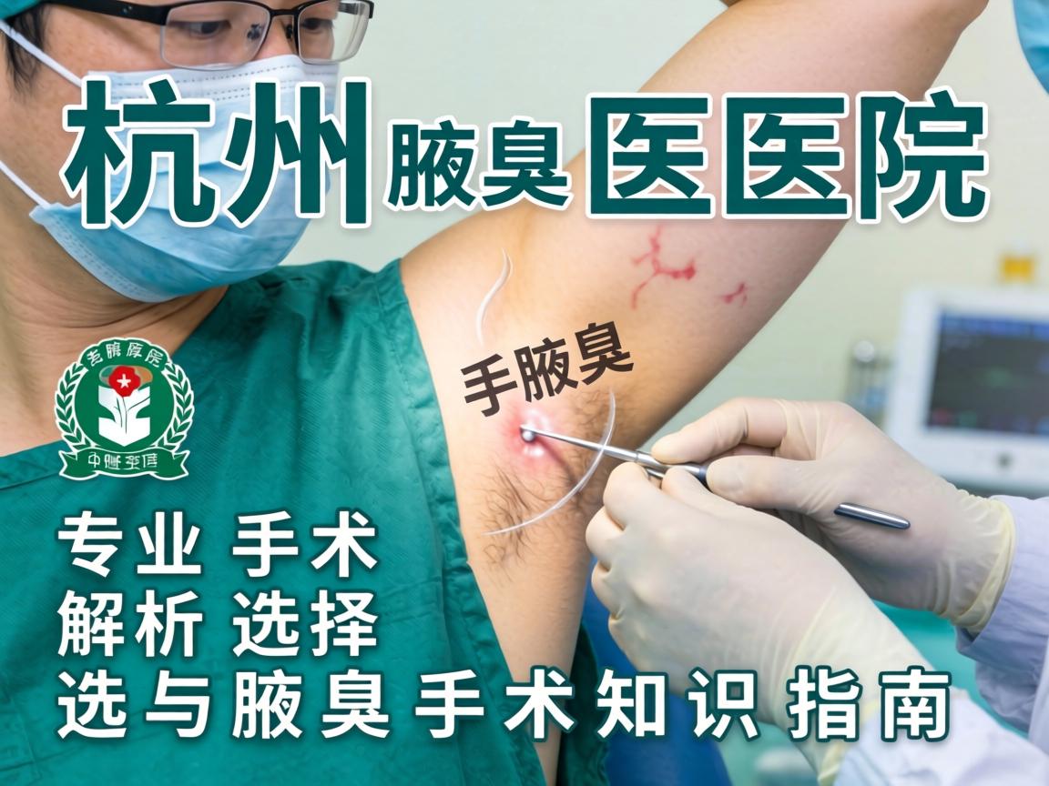 杭州腋臭手术医院解析,专业选择与腋臭手术知识指南 杭州腋臭手术医院解析,专业选择与腋臭手术知识指南