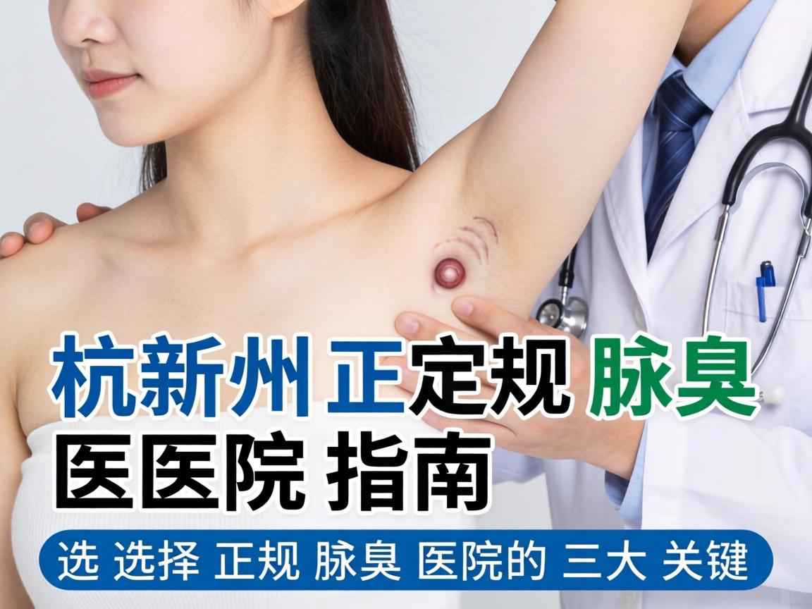 杭州正规腋臭医院指南,选择正规腋臭医院的三大关键 杭州正规腋臭医院指南,选择正规腋臭医院的三大关键