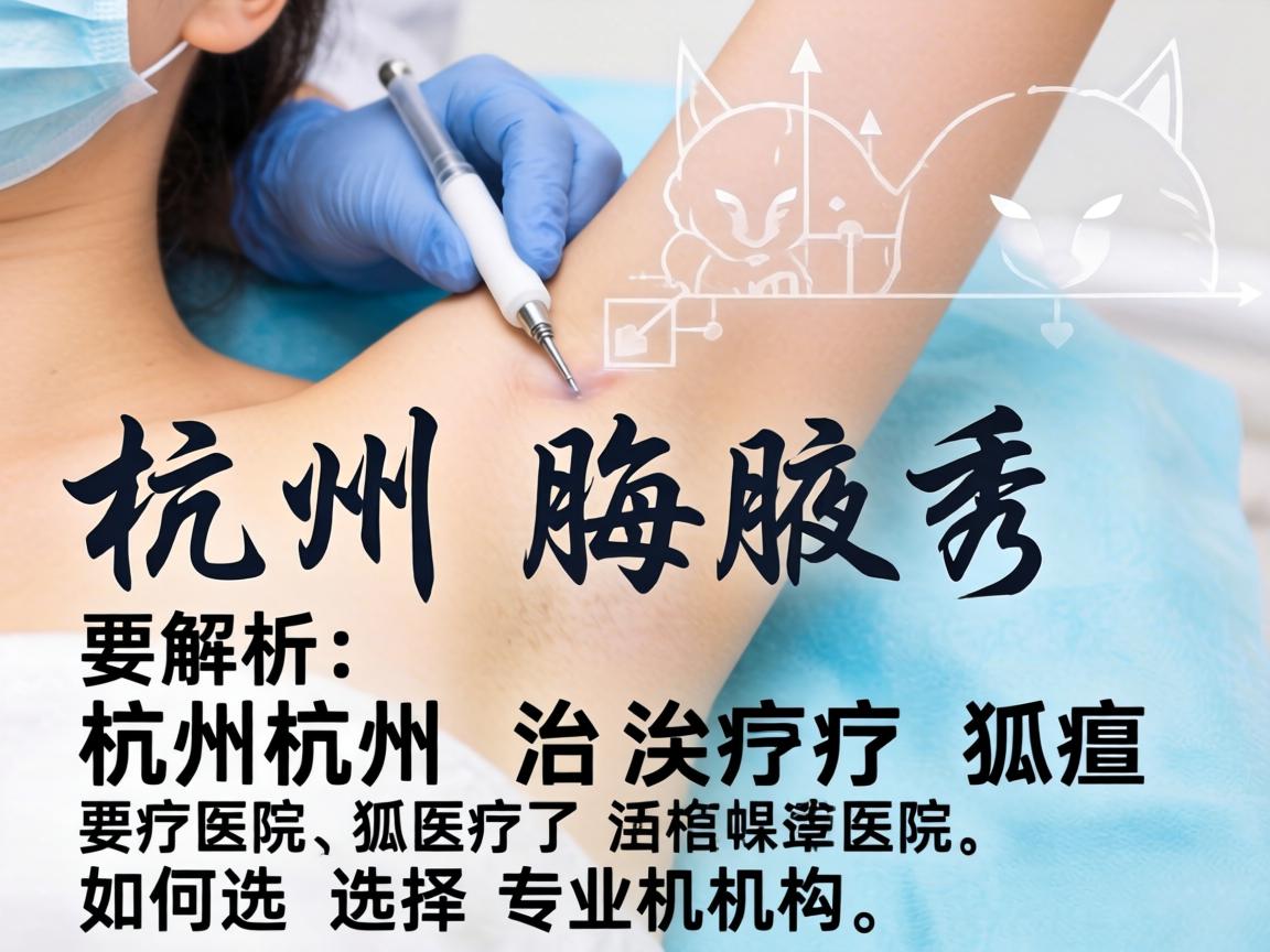 杭州腋秀解析，杭州治疗狐臭医院如何选择专业机构