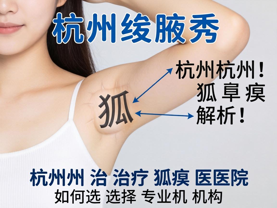 杭州腋秀解析，杭州治疗狐臭医院如何选择专业机构