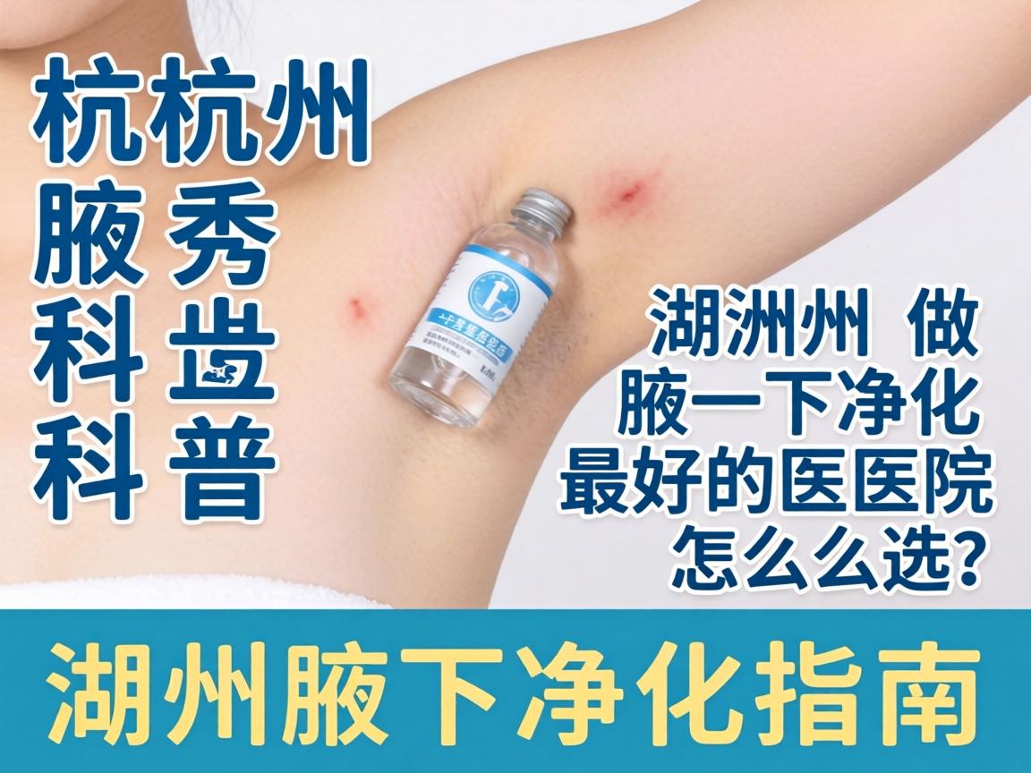 杭州腋秀科普,湖州做腋下净化最好的医院怎么选?湖州腋下净化指南 杭州腋秀科普,湖州做腋下净化最好的医院怎么选?湖州腋下净化指南