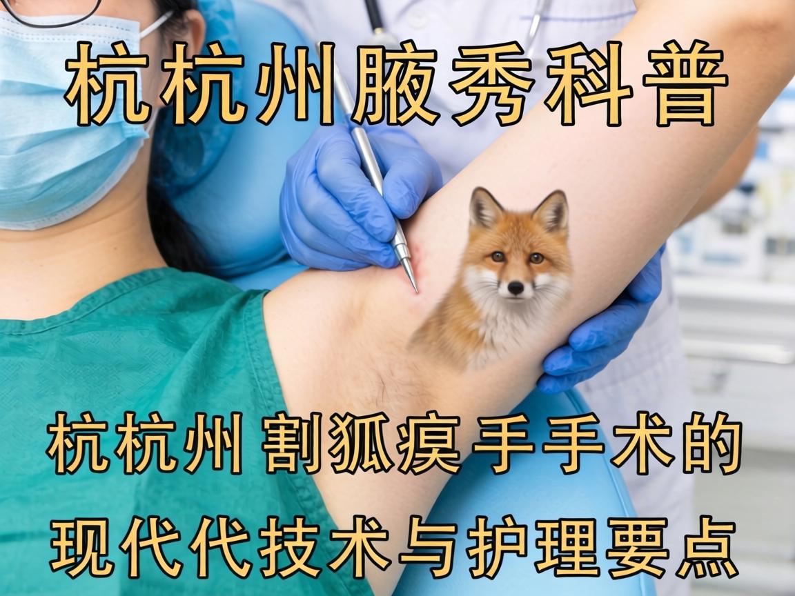 杭州腋秀科普，杭州割狐臭手术的现代技术与护理要点