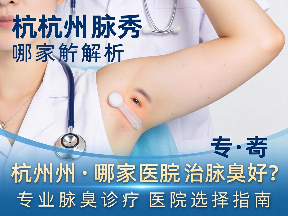 杭州腋秀解析，杭州哪家医院治腋臭好？专业腋臭诊疗医院选择指南