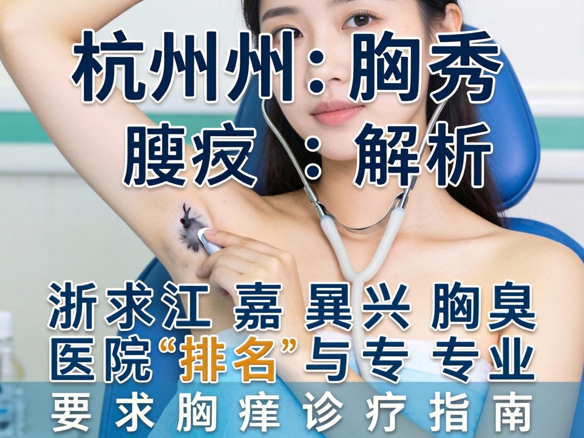 杭州腋秀解析,浙江嘉兴腋臭医院排名与专业腋臭诊疗指南 杭州腋秀解析,浙江嘉兴腋臭医院排名与专业腋臭诊疗指南