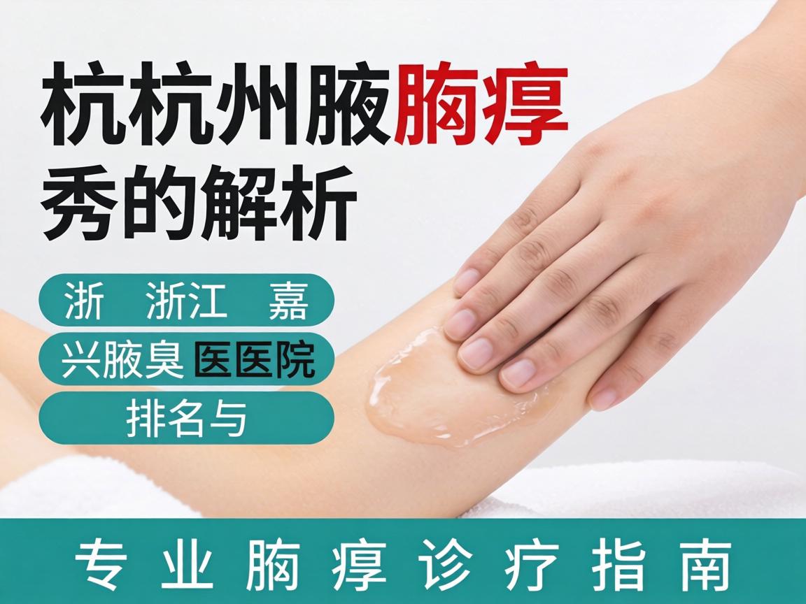 杭州腋秀解析,浙江嘉兴腋臭医院排名与专业腋臭诊疗指南 杭州腋秀解析,浙江嘉兴腋臭医院排名与专业腋臭诊疗指南