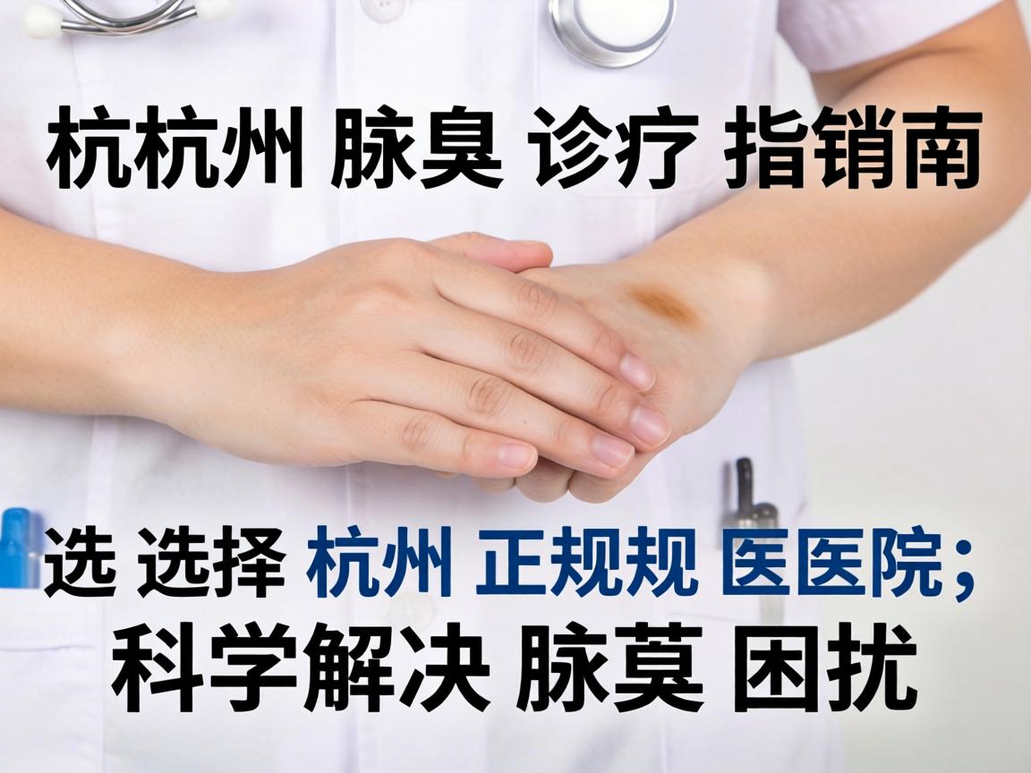 杭州腋臭诊疗指南，选择杭州正规医院，科学解决腋臭困扰