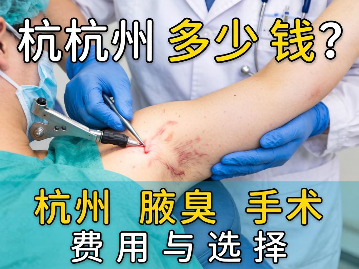 杭州腋臭手术多少钱?详解杭州腋臭手术费用与选择 杭州腋臭手术多少钱?详解杭州腋臭手术费用与选择