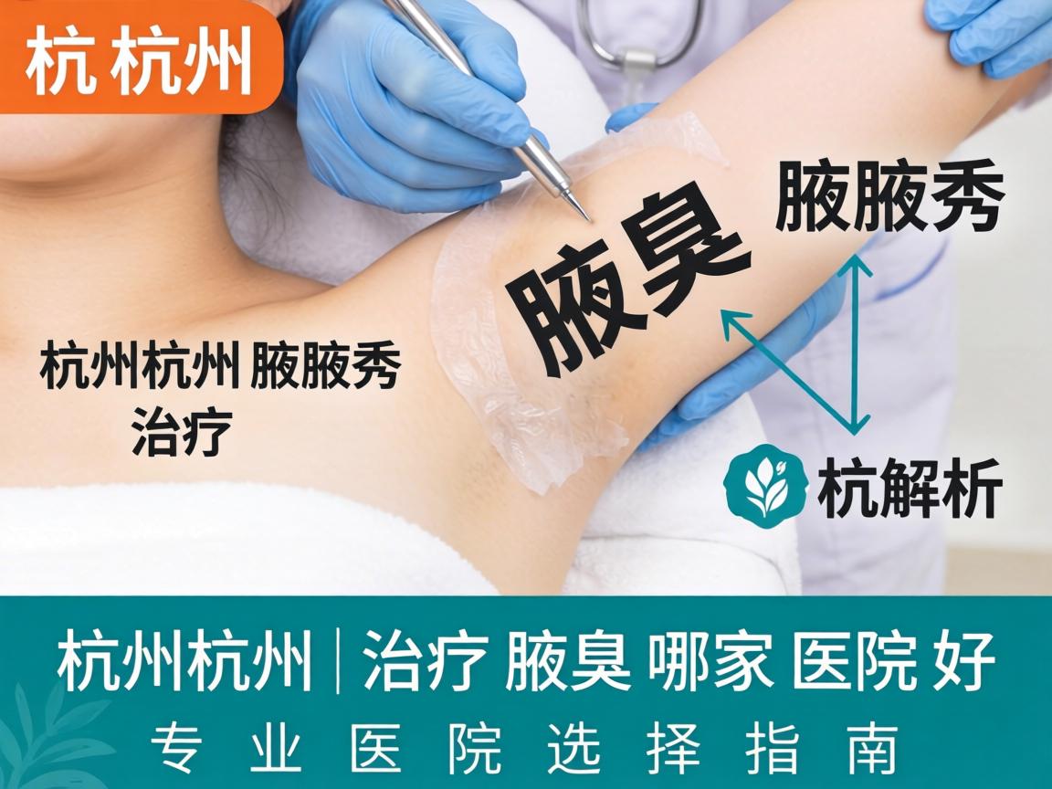 杭州腋秀解析，杭州治疗腋臭哪家医院好，专业医院选择指南