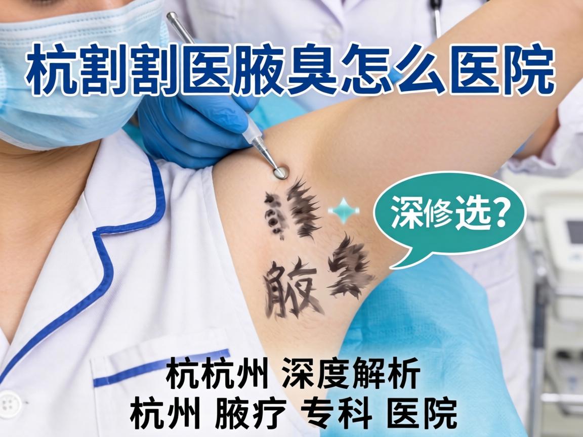 杭州割腋臭医院怎么选?深度解析杭州腋臭专科医院 杭州割腋臭医院怎么选?深度解析杭州腋臭专科医院