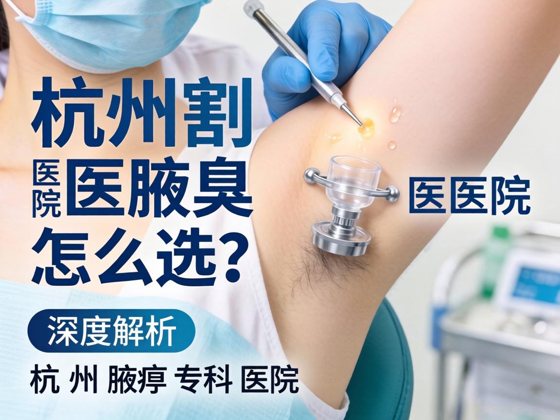 杭州割腋臭医院怎么选?深度解析杭州腋臭专科医院 杭州割腋臭医院怎么选?深度解析杭州腋臭专科医院