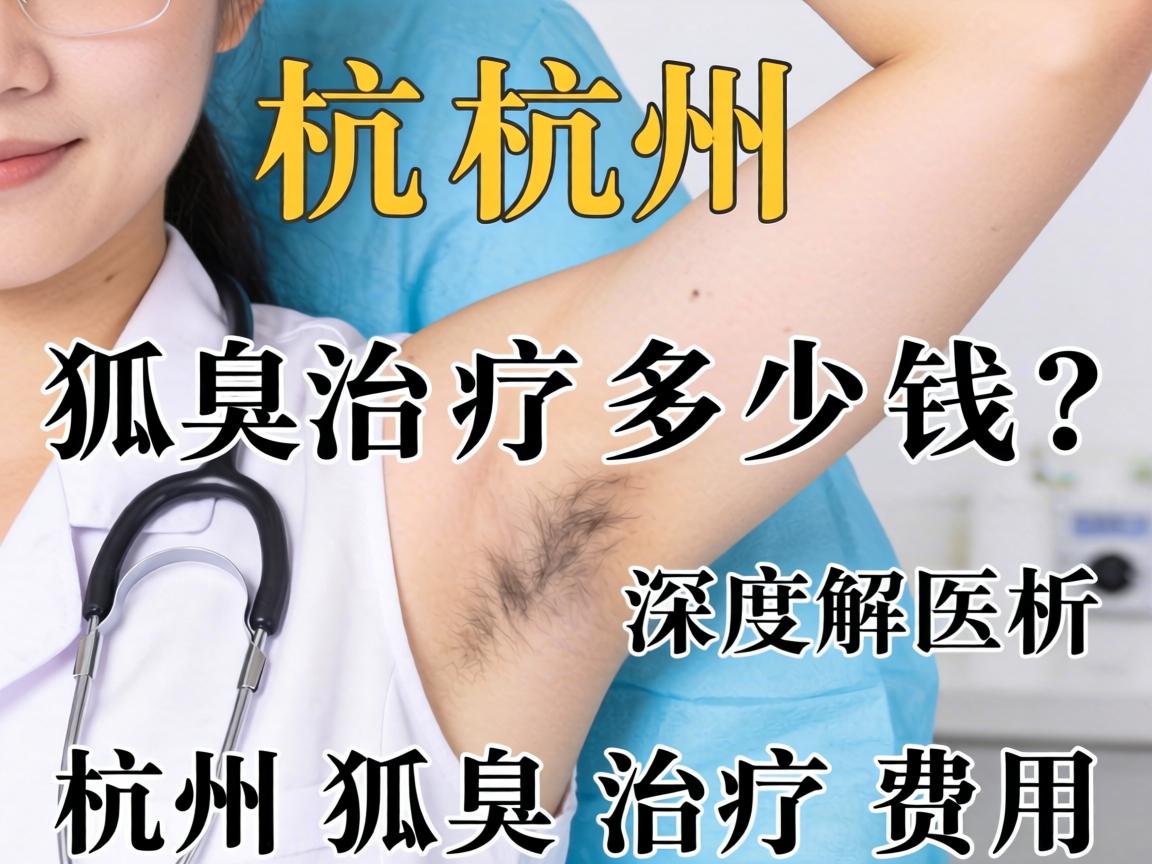 杭州狐臭治疗多少钱？深度解析杭州狐臭治疗费用