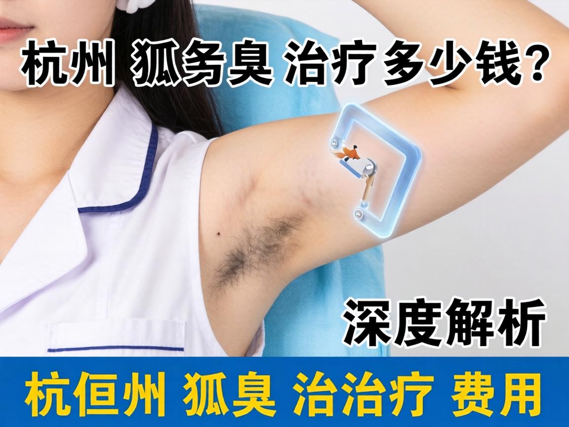 杭州狐臭治疗多少钱？深度解析杭州狐臭治疗费用