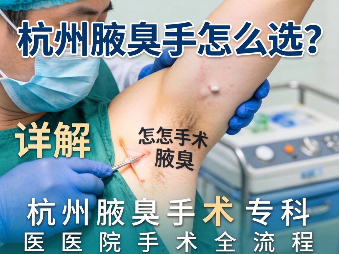 杭州腋臭手术怎么选?详解杭州腋臭专科医院手术全流程 杭州腋臭手术怎么选?详解杭州腋臭专科医院手术全流程