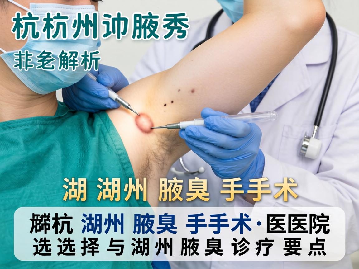 杭州腋秀解析,湖州腋臭手术医院选择与湖州腋臭诊疗要点 杭州腋秀解析,湖州腋臭手术医院选择与湖州腋臭诊疗要点