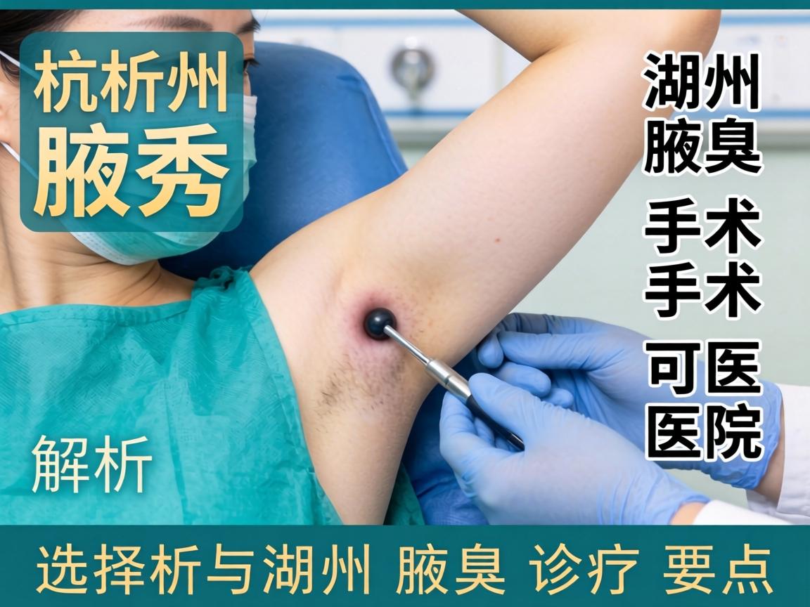 杭州腋秀解析,湖州腋臭手术医院选择与湖州腋臭诊疗要点 杭州腋秀解析,湖州腋臭手术医院选择与湖州腋臭诊疗要点