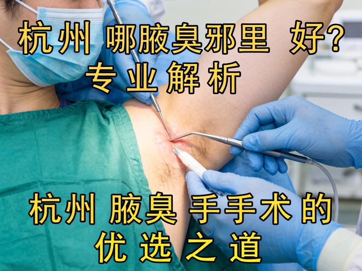 杭州腋臭手术哪里好?专业解析杭州腋臭手术的优选之道 杭州腋臭手术哪里好?专业解析杭州腋臭手术的优选之道