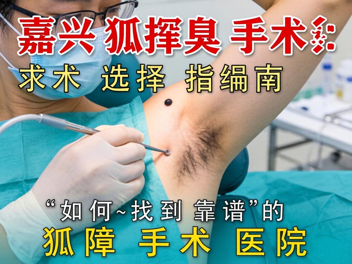 嘉兴狐臭手术选择指南,如何找到靠谱的狐臭手术医院 嘉兴狐臭手术选择指南,如何找到靠谱的狐臭手术医院