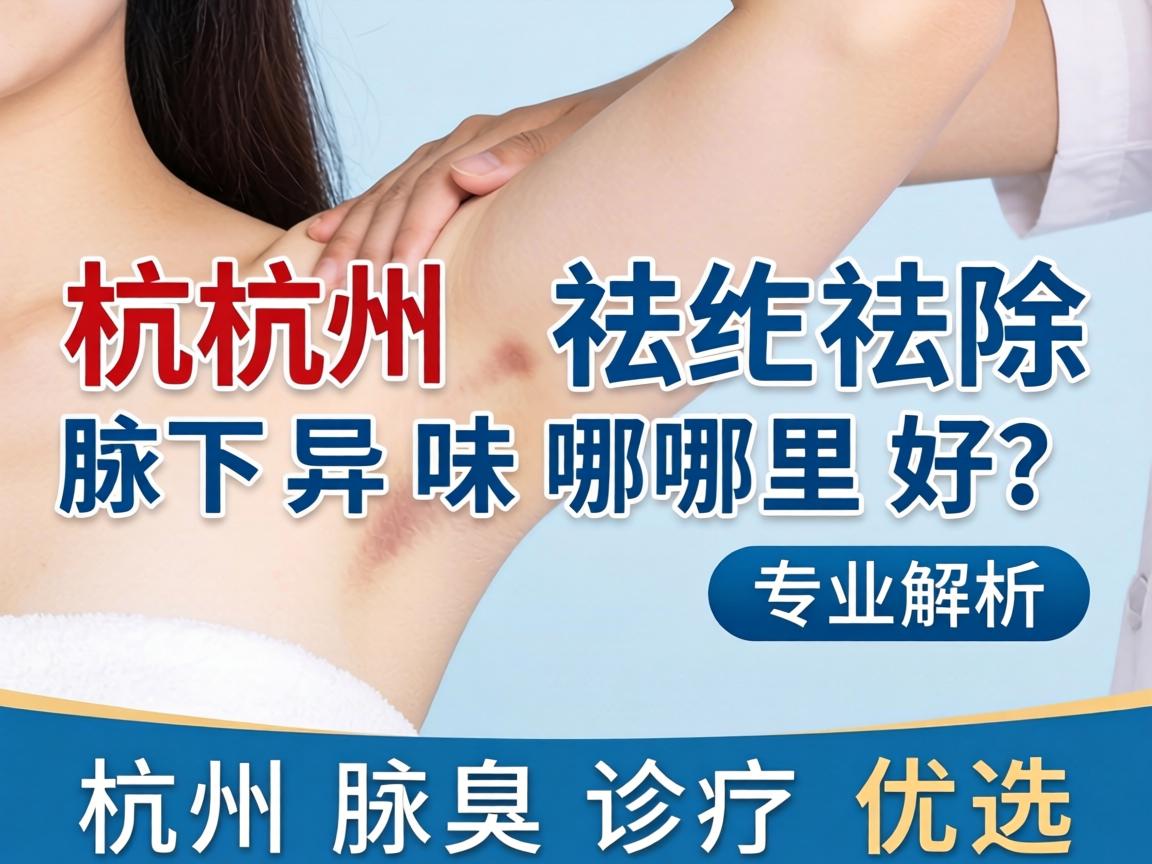 杭州祛除腋下异味哪里好?专业解析杭州腋臭诊疗优选 杭州祛除腋下异味哪里好?专业解析杭州腋臭诊疗优选