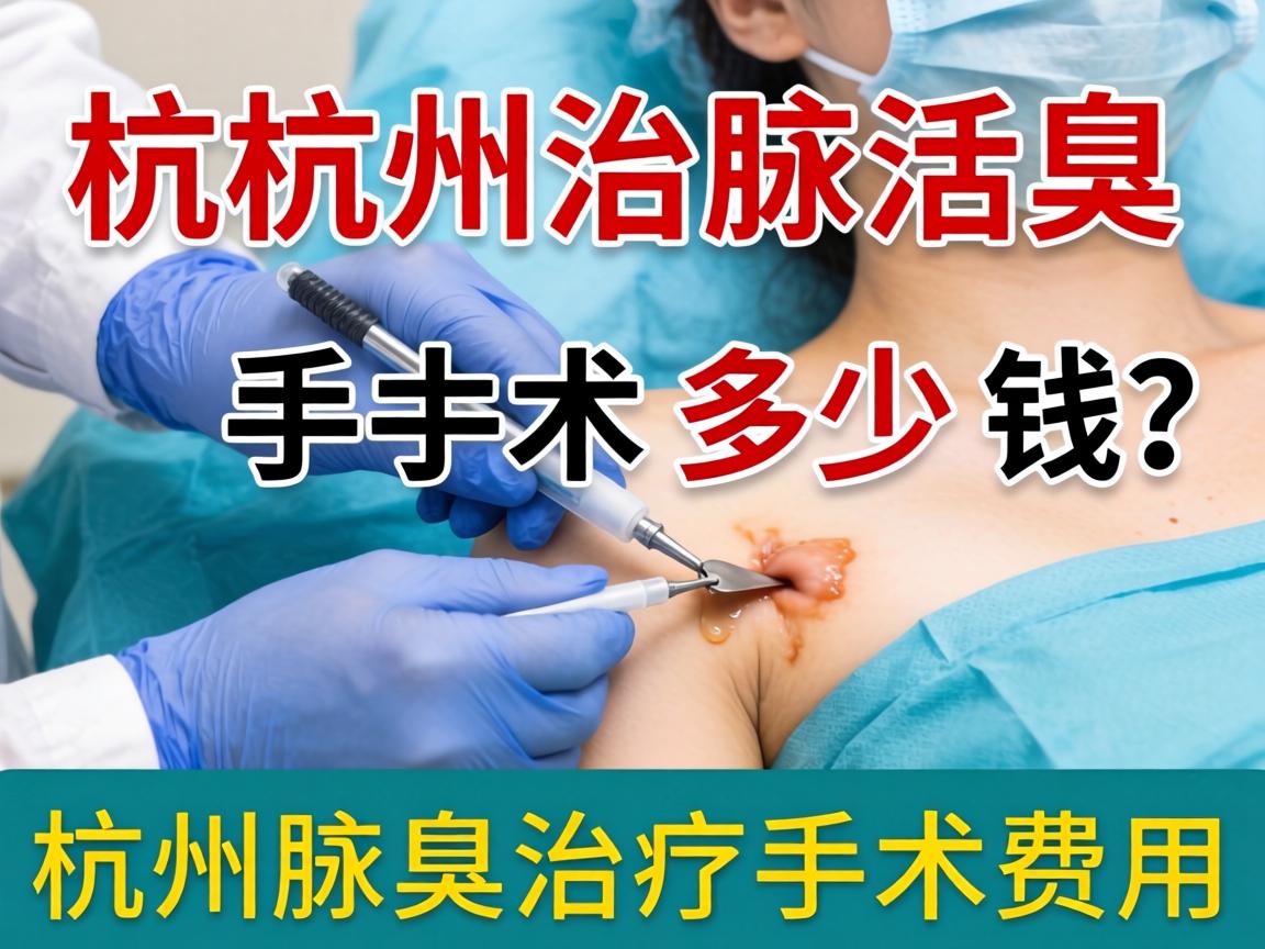 杭州腋臭手术多少钱？详解杭州腋臭治疗手术费用