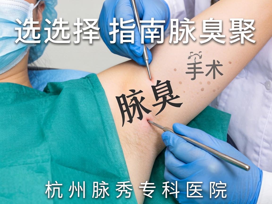 杭州腋臭手术选择指南,聚焦杭州腋秀专科医院 杭州腋臭手术选择指南,聚焦杭州腋秀专科医院