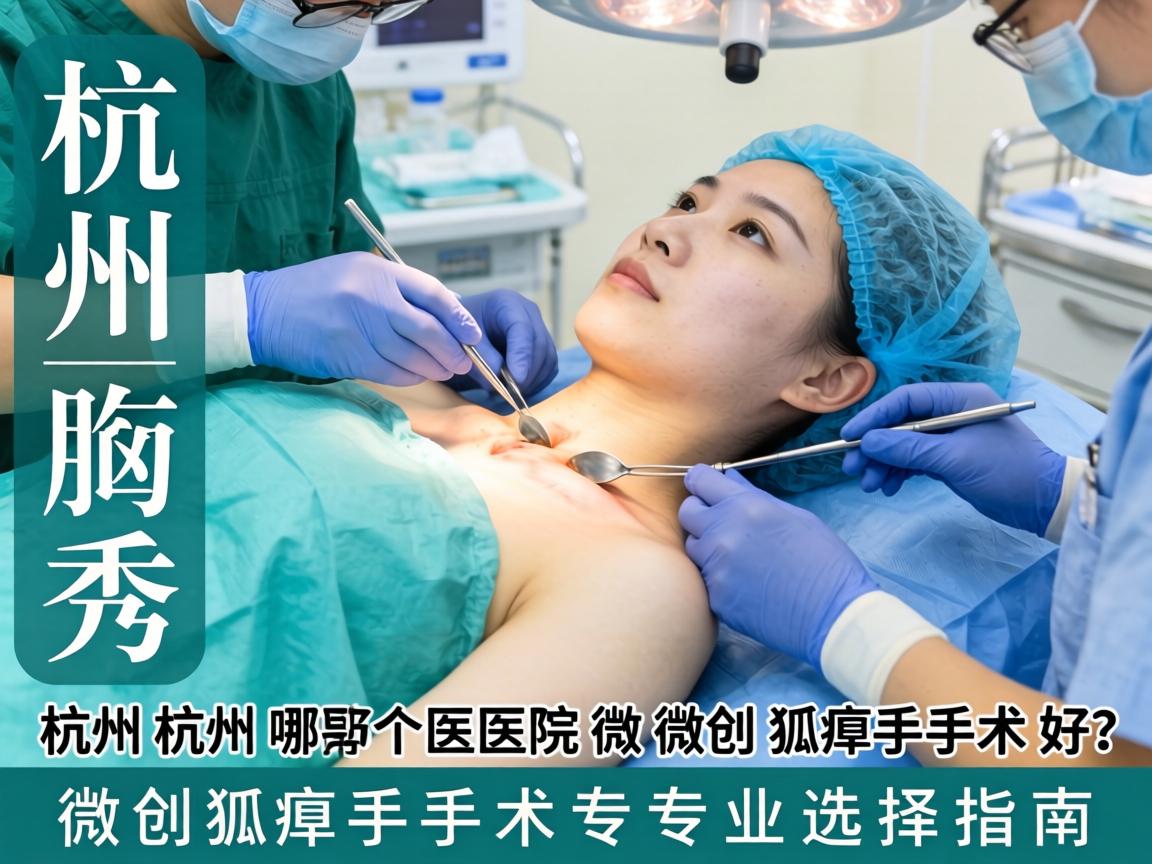 杭州腋秀解析，杭州哪个医院做微创狐臭手术好？微创狐臭手术专业选择指南