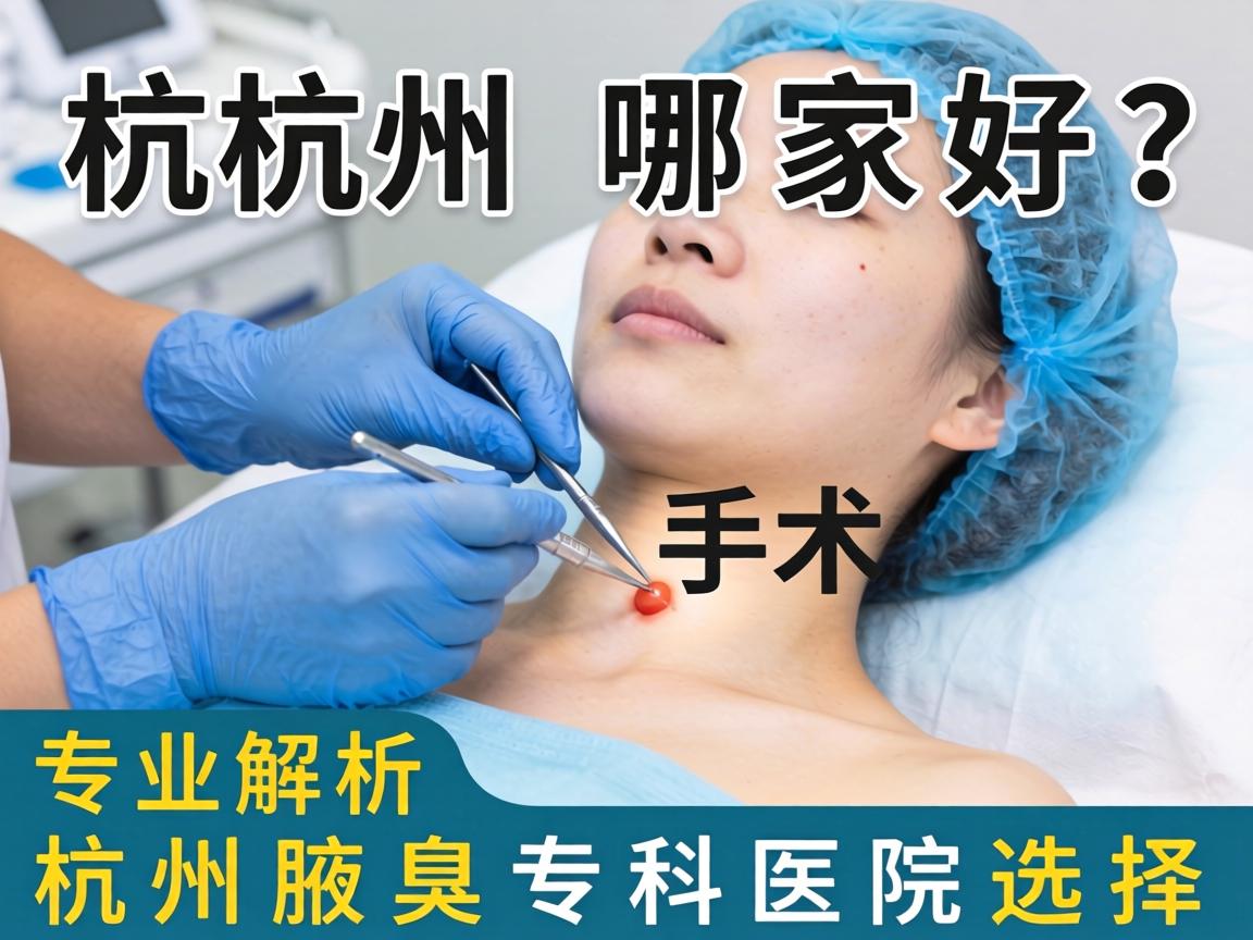 杭州腋臭手术哪家好？专业解析杭州腋臭专科医院选择