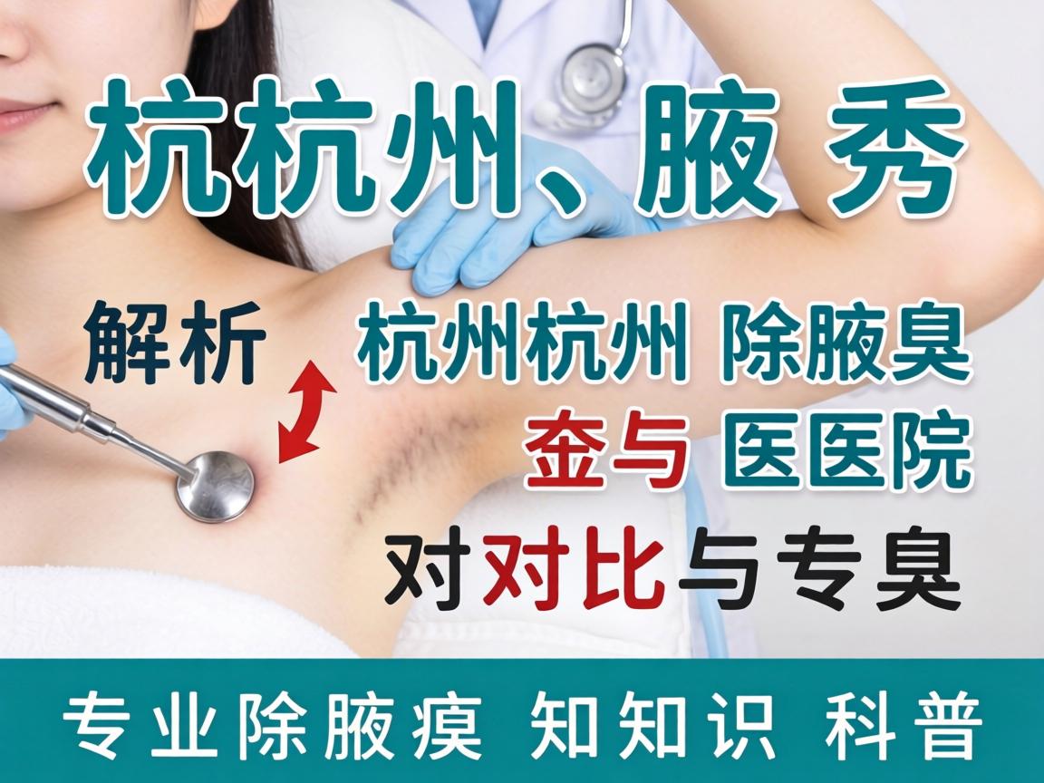 杭州腋秀解析,杭州除腋臭医院对比与专业除腋臭知识科普 杭州腋秀解析,杭州除腋臭医院对比与专业除腋臭知识科普
