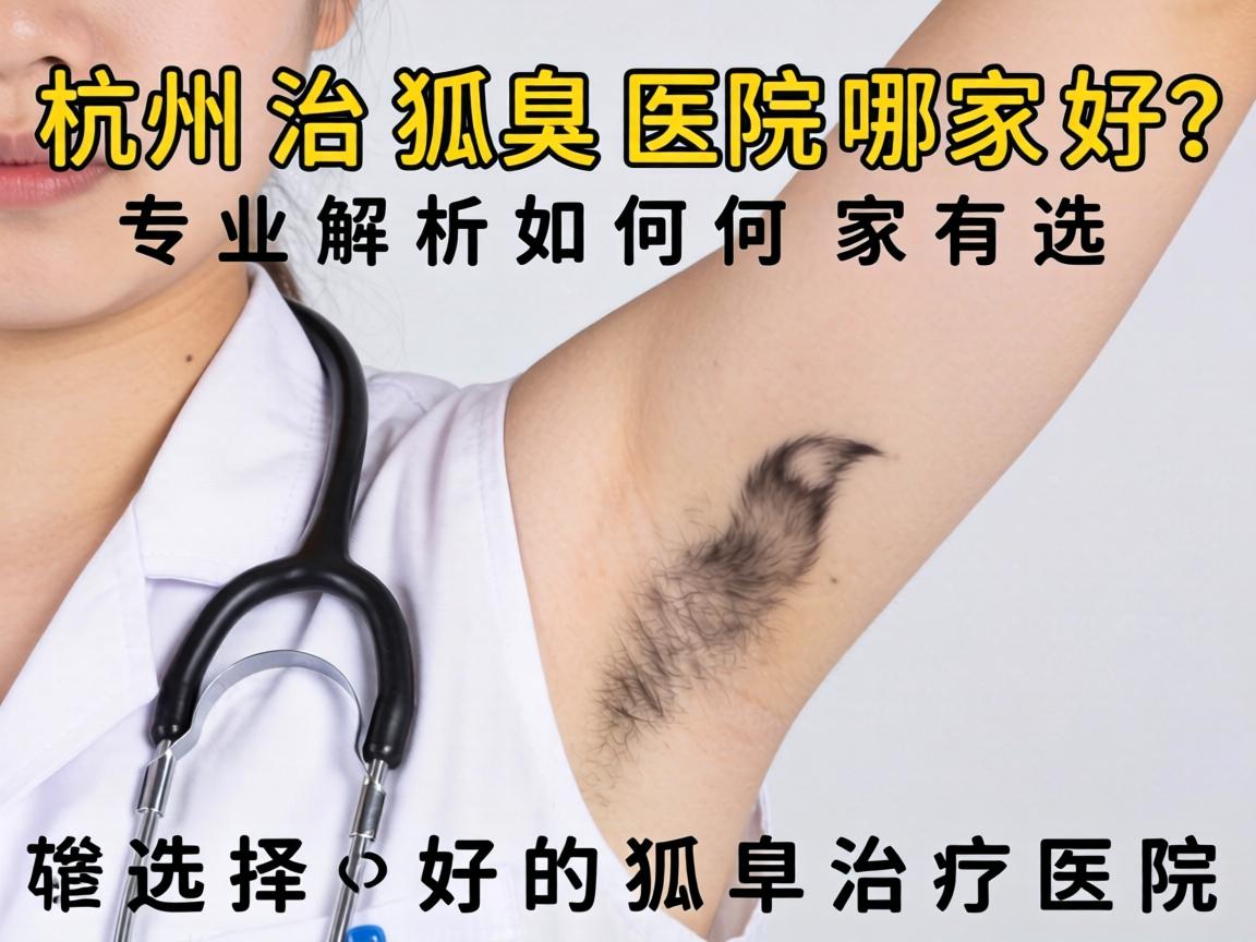 杭州治狐臭医院哪家好？专业解析如何选择好的狐臭治疗医院
