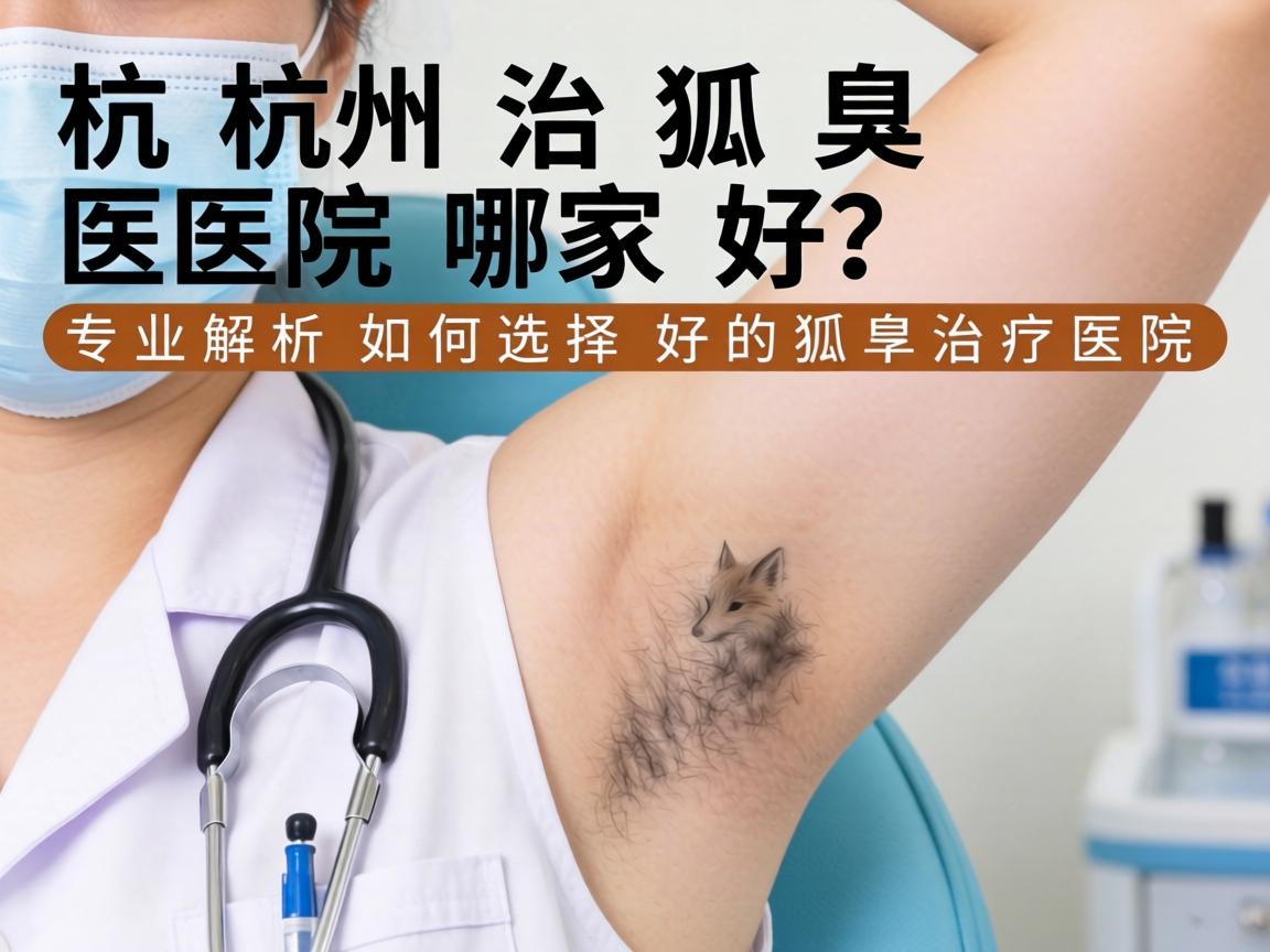 杭州治狐臭医院哪家好？专业解析如何选择好的狐臭治疗医院