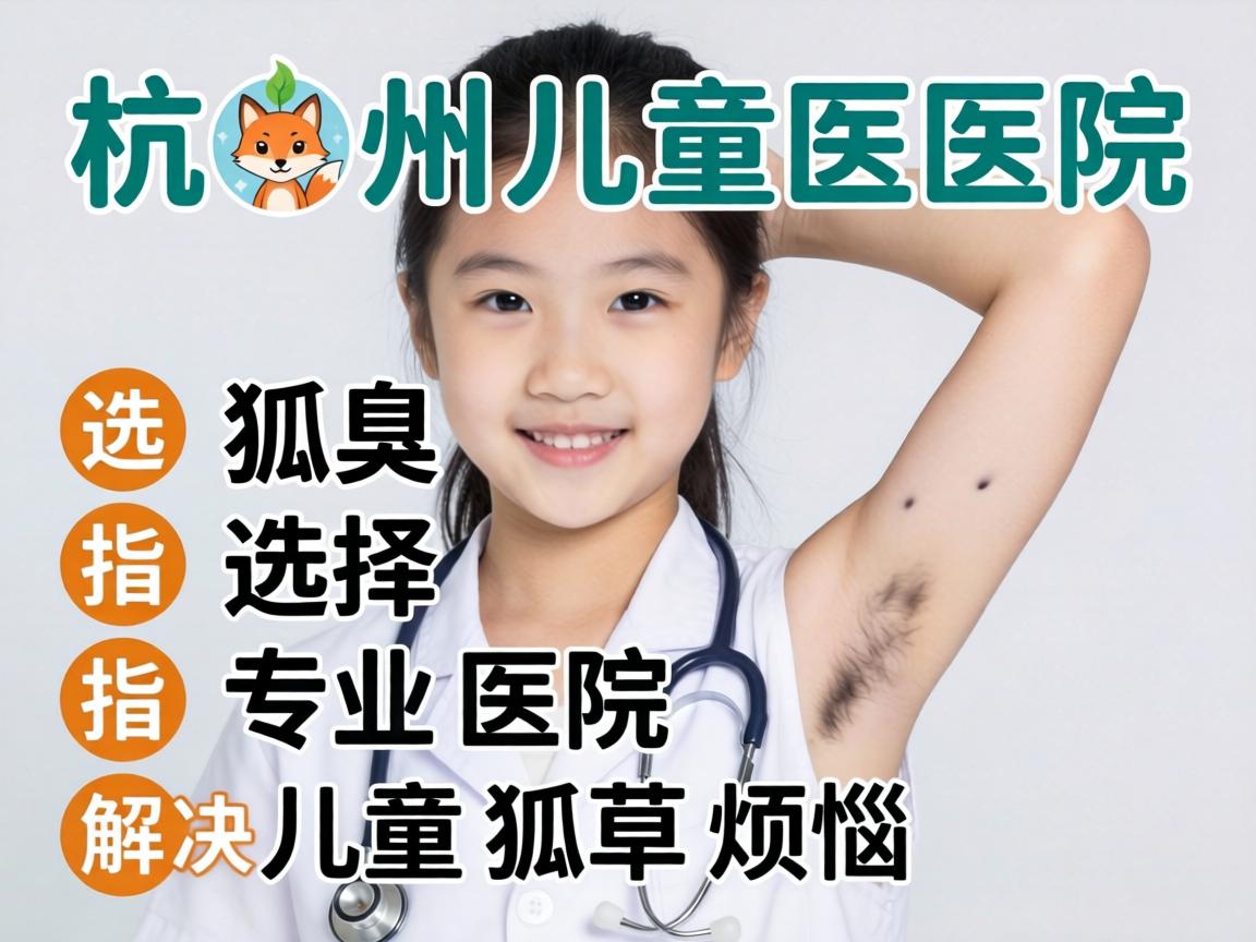 杭州儿童狐臭医院指南，选择专业医院，解决儿童狐臭烦恼